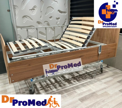 تخت بیمارستانی چوبی سه شکن
